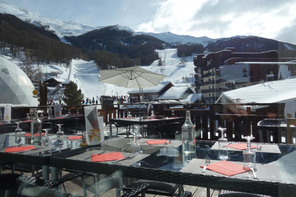 Hotel L'Escale Blanche Les Orres Exteriör bild